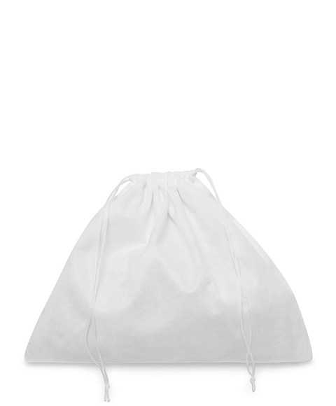 Sacchetto Bianco 35x30cm in Viscosa per Piccola Pelletteria, Pochette e Clutch