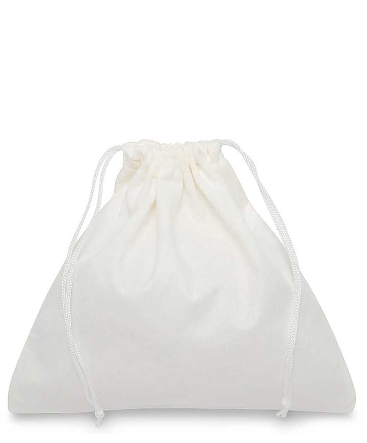 Sacchetto Bianco Medio Quadrato in Viscosa 50x50cm per Borse e Pelletteria