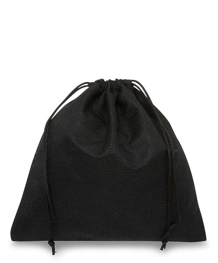 Sacchetto Nero Quadrato Medio in Poliestere 50x50cm per Borse e Pelletteria