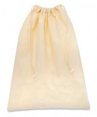Sacchetto 30x40cm in Cotone 100% Naturale Ecrù 110gr/mtq per Scarpe Uomo e Donna