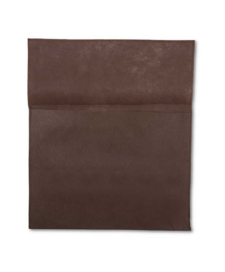 Busta 35x27h + Chiusura da 15 in TNT marrone gr.70