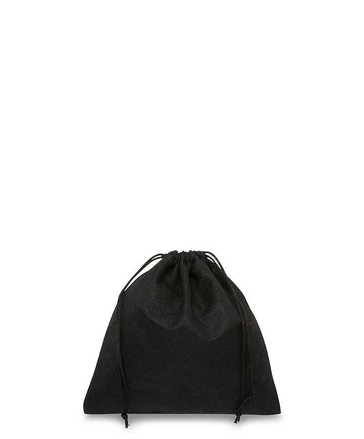 Black Bag 20x20cm for Small Leather Goods, Belts, Precious and Costume Jewelery